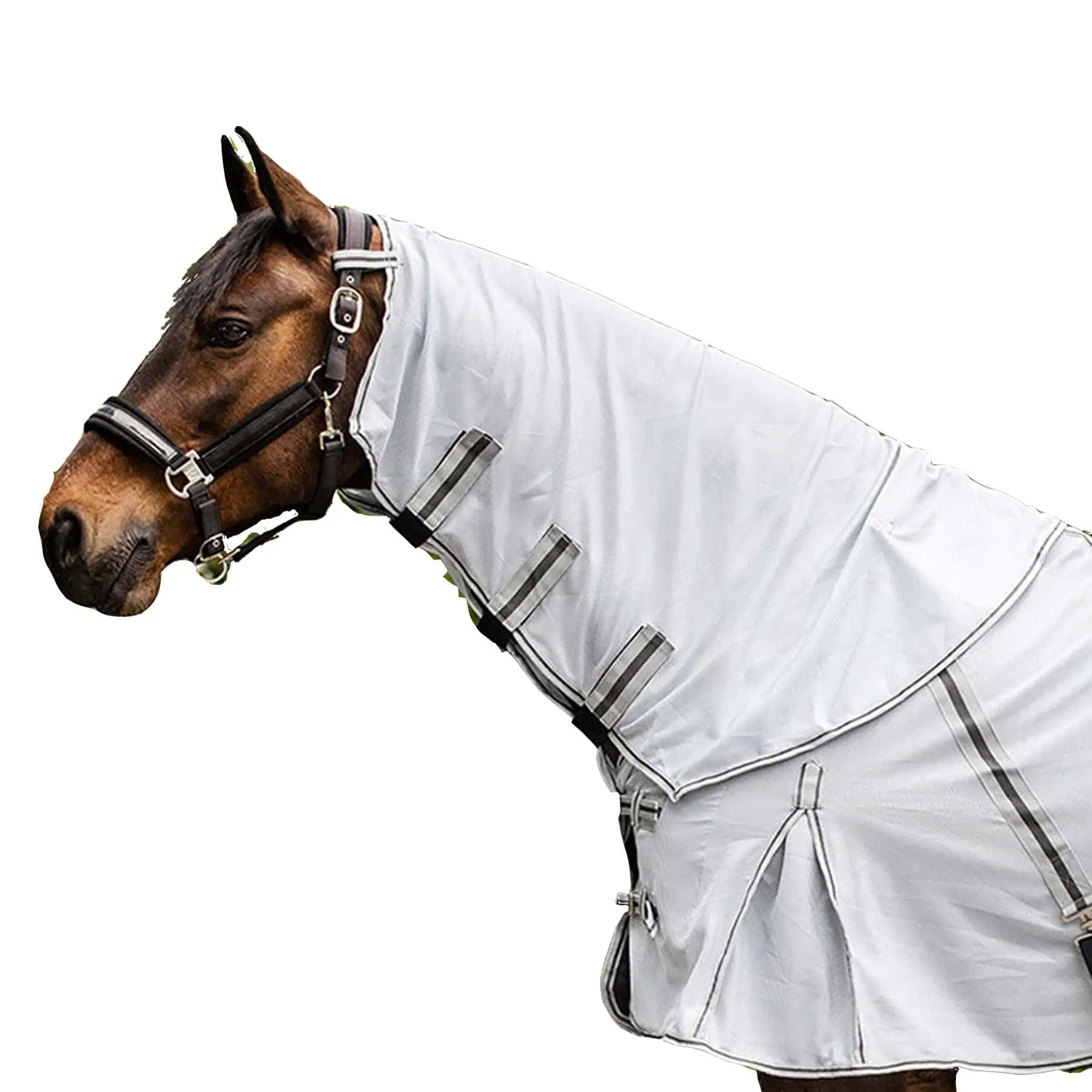 PROTECT fly rug neck silver grey/gray COB PROTECT fly rug neck silver grey/gray COB