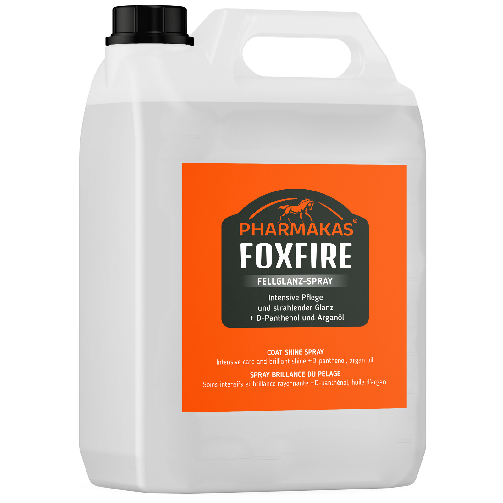 PHARMAKAS HORSE fitform FOXFIRE spray pentru îngrijire și strălucire 5 L