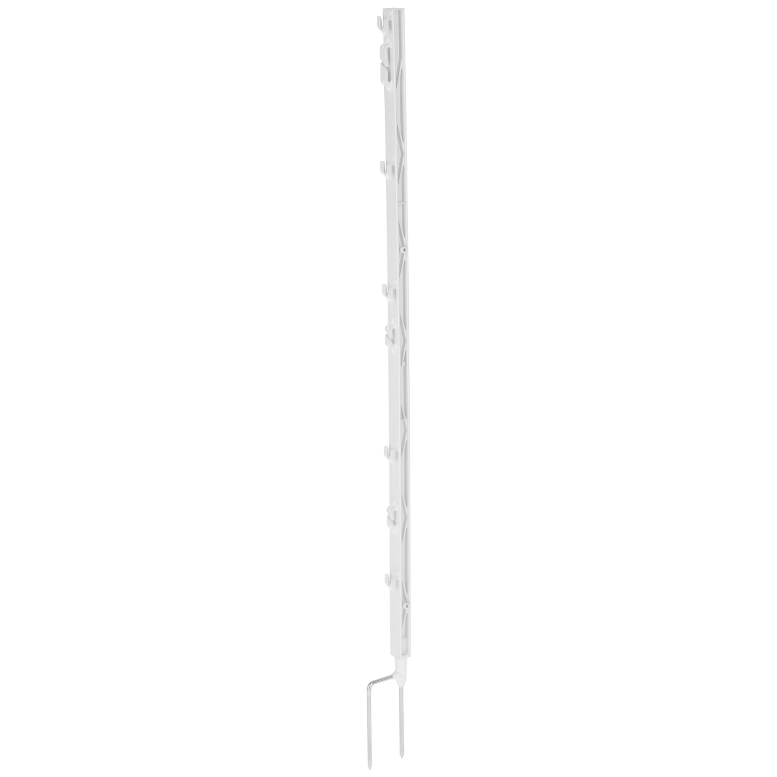 Sâlp de plastic 102 cm, vârf dublu, alb (pachet de 5)