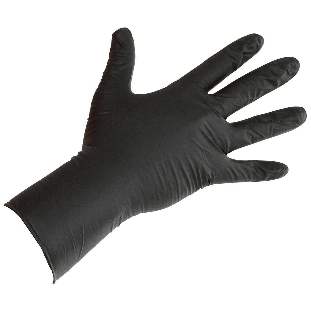 Mănuși de unică folosință Nitril lung negru