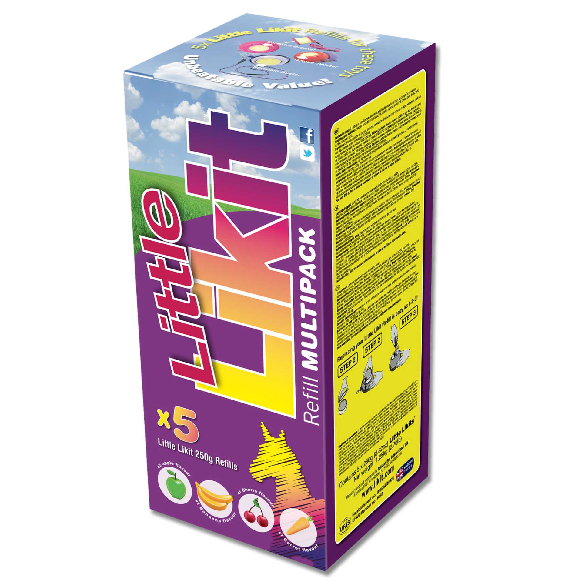 Likit Multipack, 5 x 250 g 