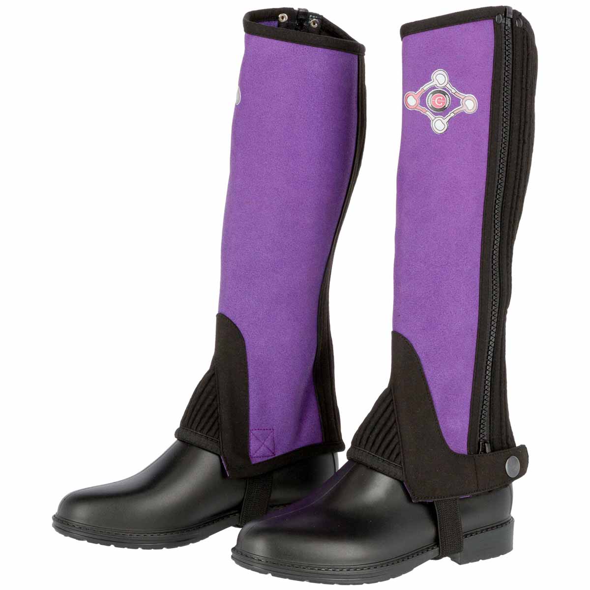 Covalliero protecții cizme echitație Lilli violet/negru 128
