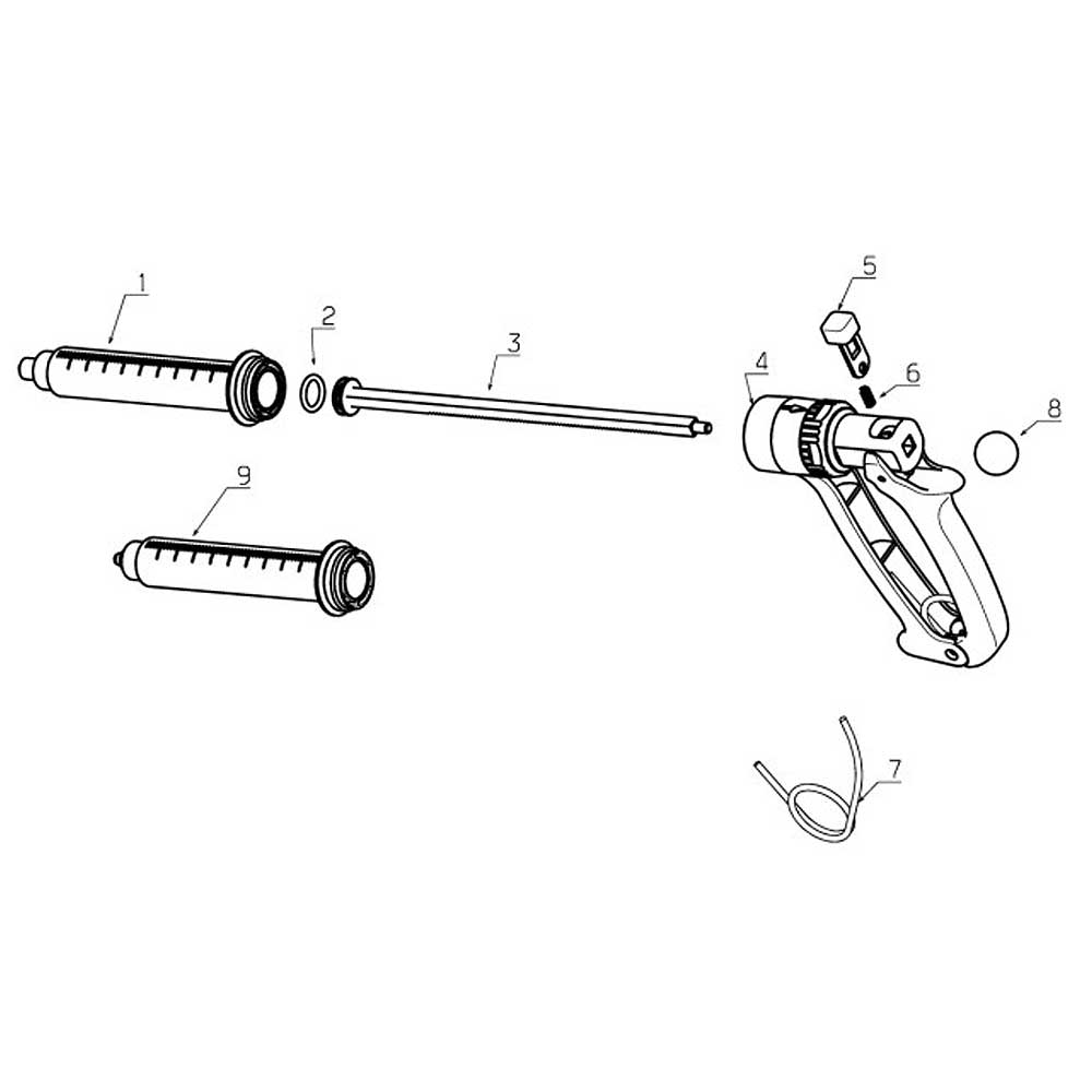 HSW MULTI-MATIC seringă pentru vaccinări în serie 25 ml Luer-Lock