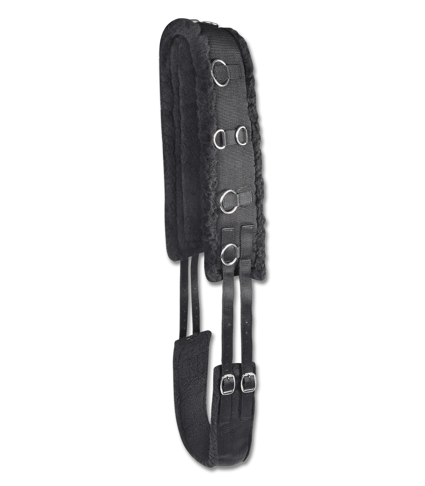 Teddy Fleece Lunging Surcingle black FULL Teddy Fleece Lunging Surcingle black FULL