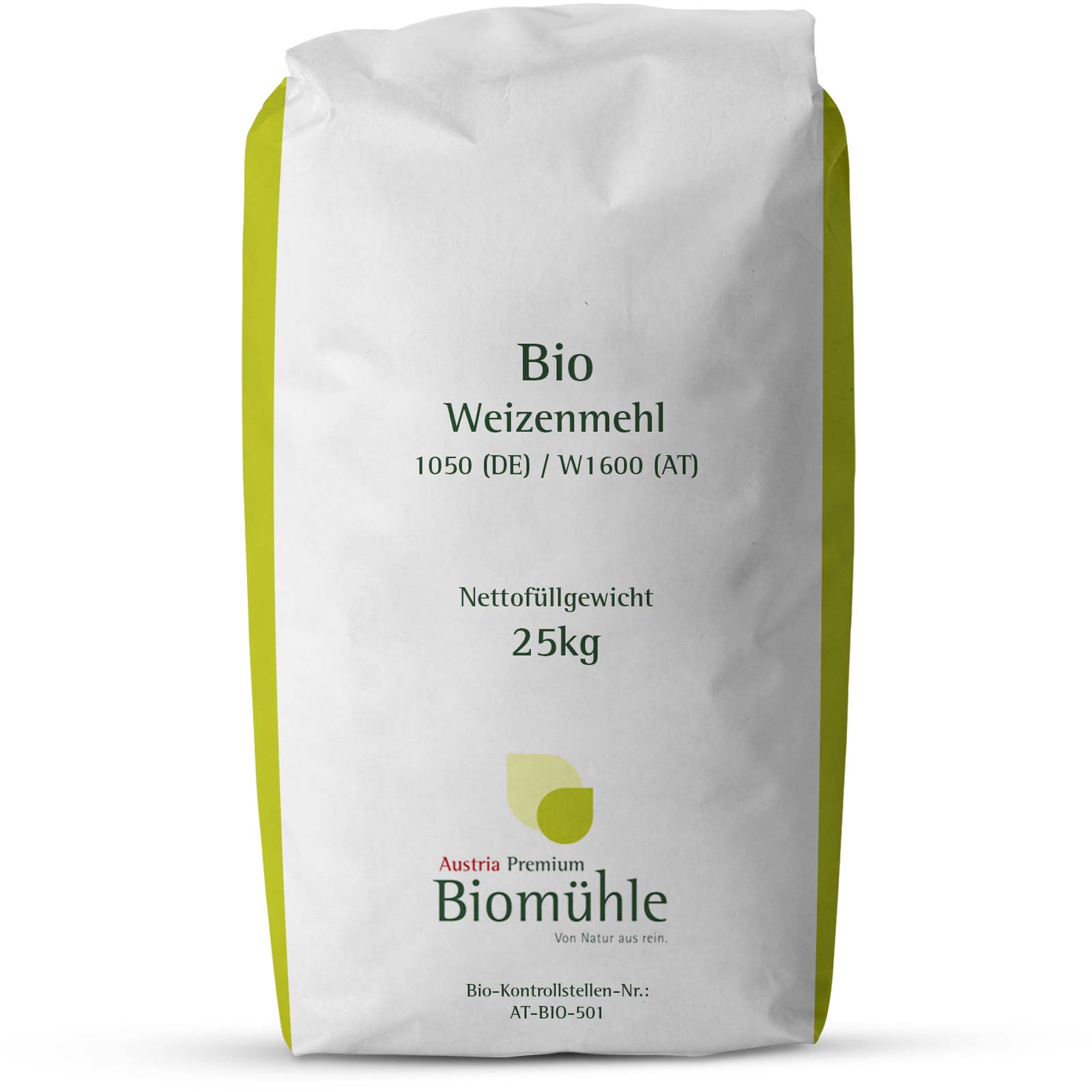 Făină de grâu bio tip 1050 / W1600 25 kg
