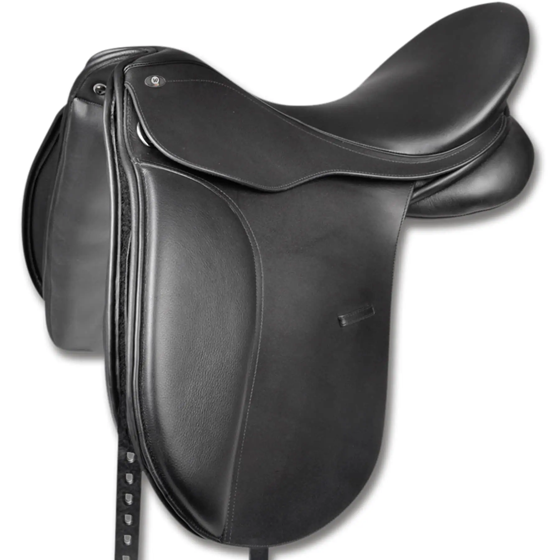 Comfort Dressage Saddle, Leather black 16.5" / 42 cm