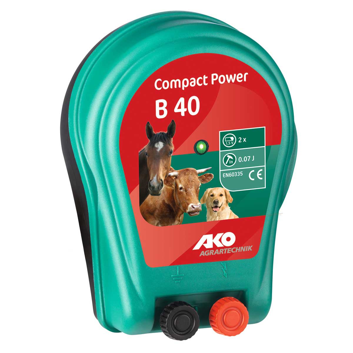 AKO Compact Power B40 generator pentru gard electric 3V, 0,07 Joule AKO Compact Power B40 generator pentru gard electric 3V, 0,07 Joule