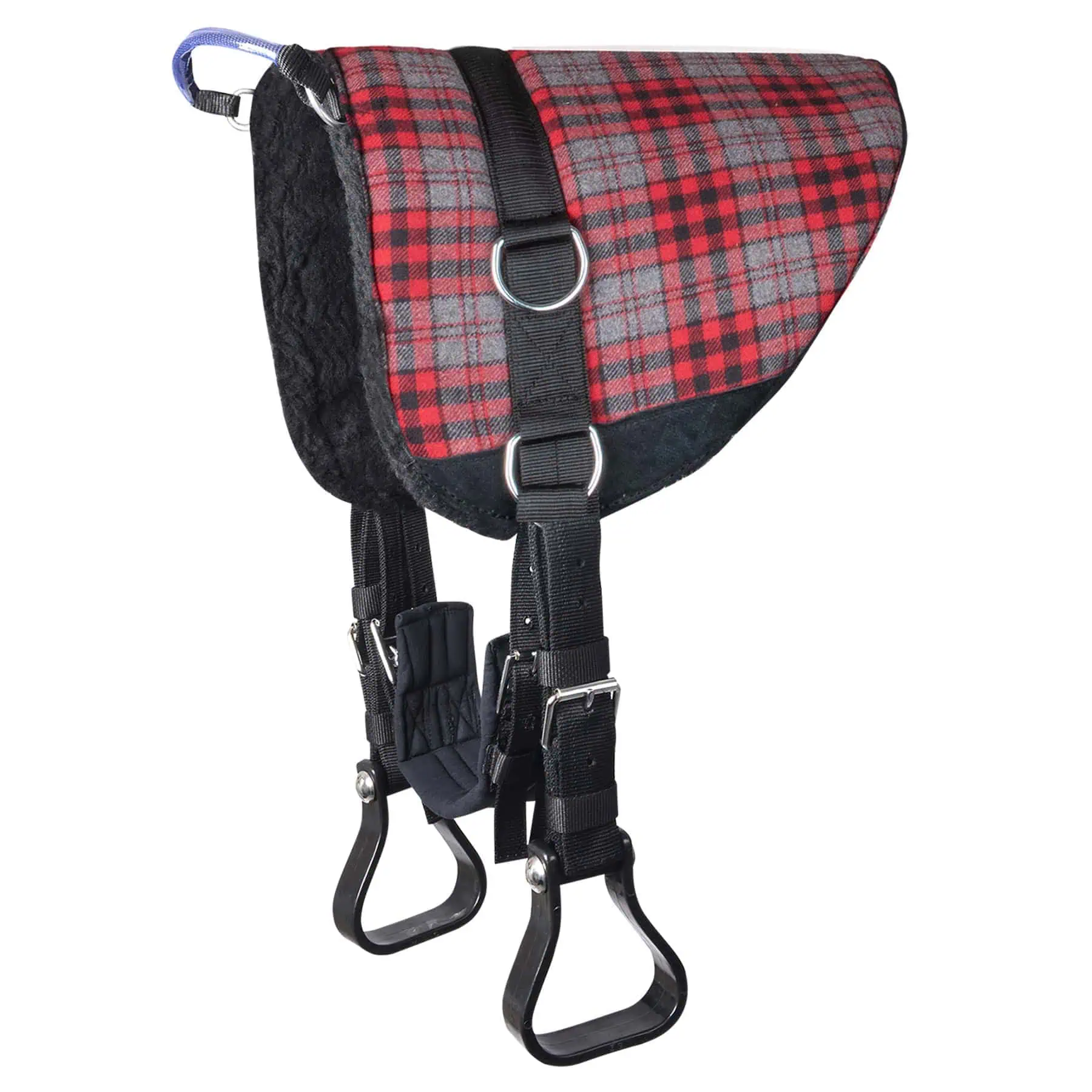 Bareback Pad grey red Shetty Bareback Pad grey red Shetty