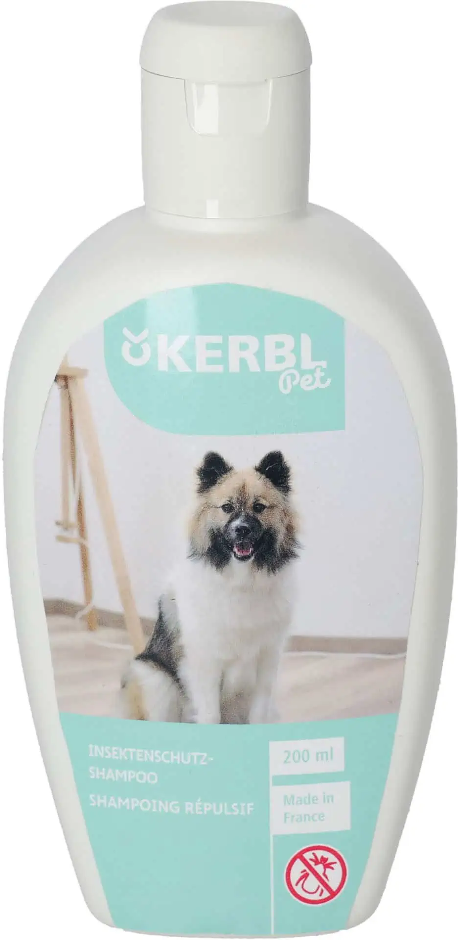 Șampon pentru câini împotriva insectelor, parfum de zmeură 200 ml