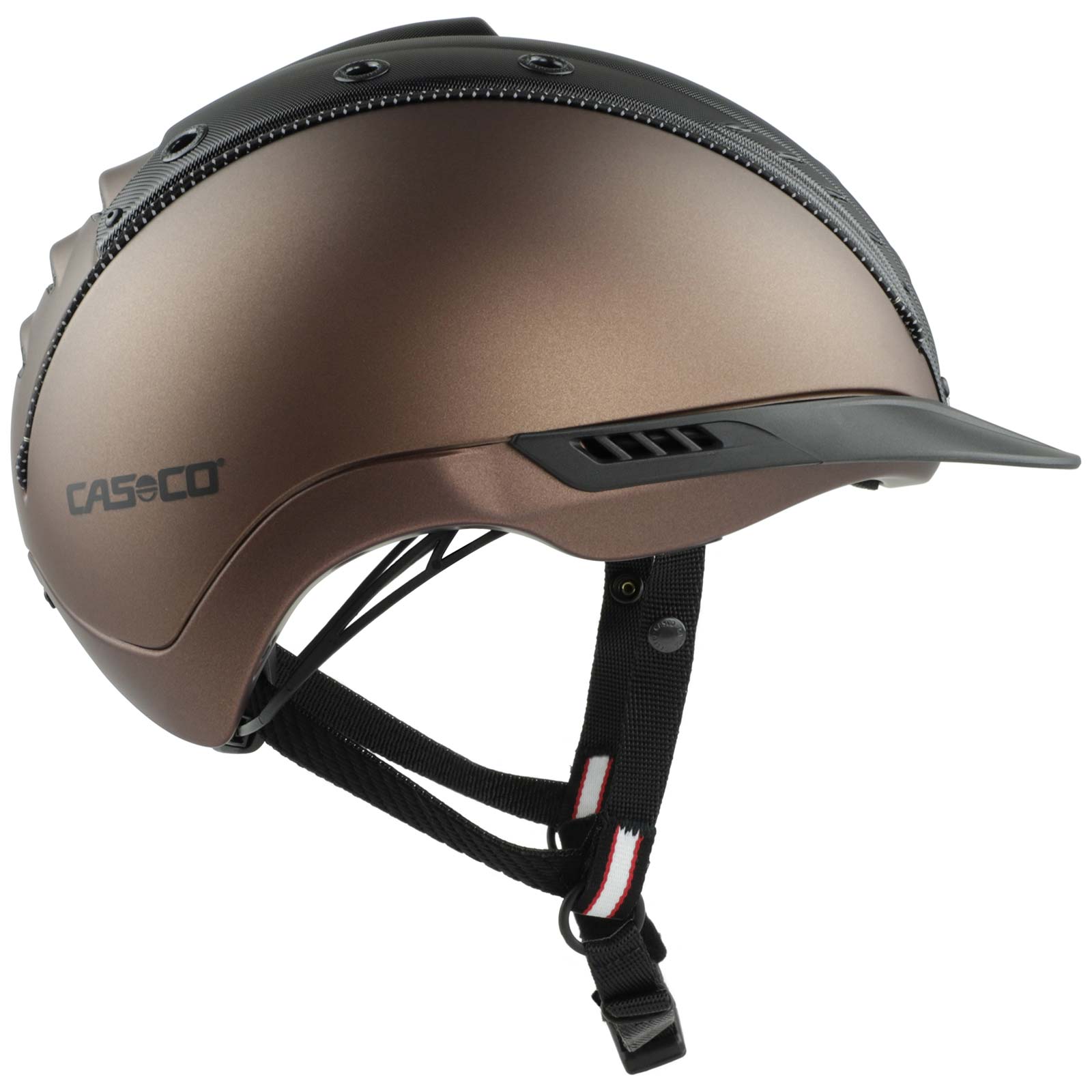 Casco MISTRALL 2 Edition cască de echitație structură mocca - neagră XS - S