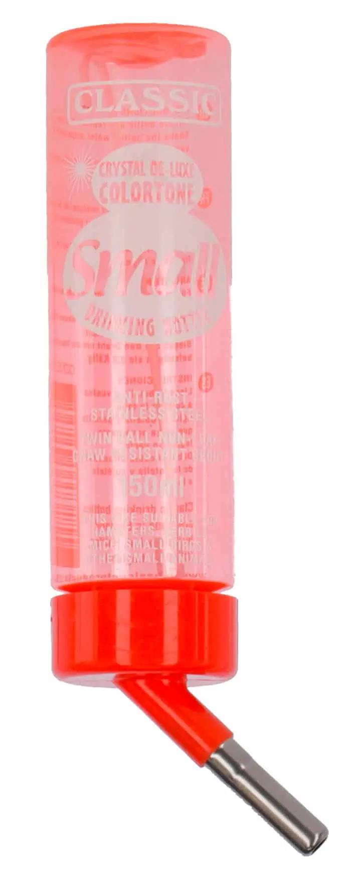 Sticla de baut pentru rozatoare Classic de Luxe colorata