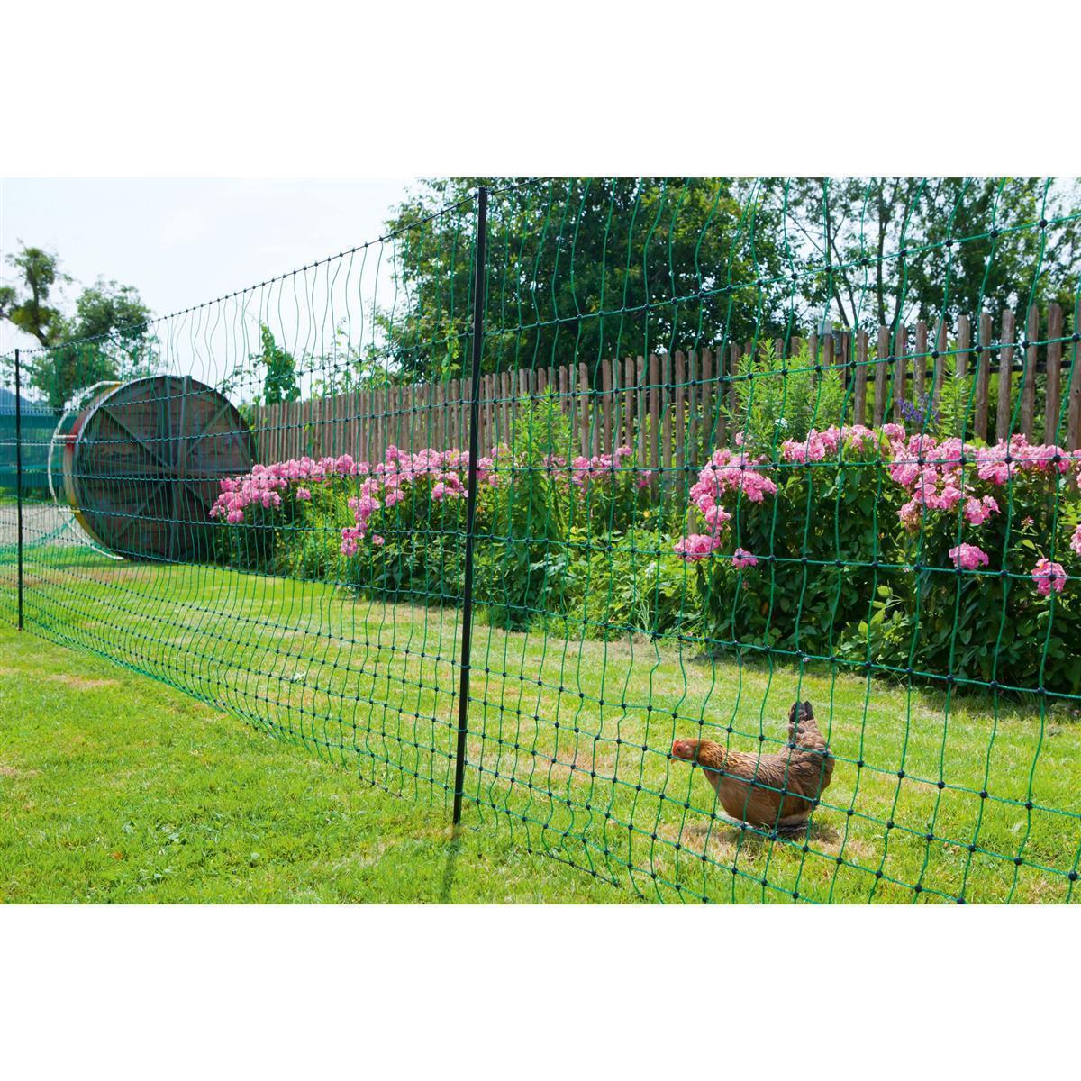 Kerbl Poultrynet plasă pentru păsări de curte verde 112cm