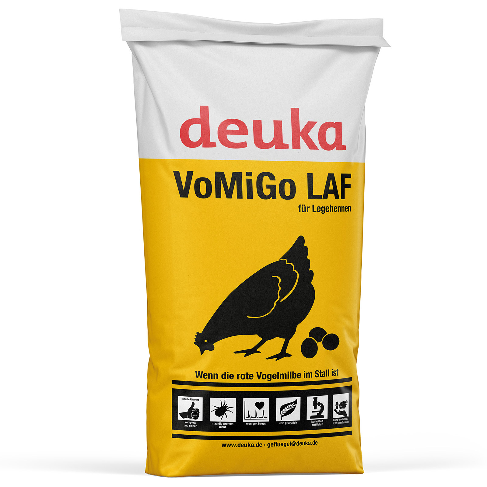 Deuka All-Mash VoMiGo LAF hrană împotriva acarianului păsărilor 25 kg