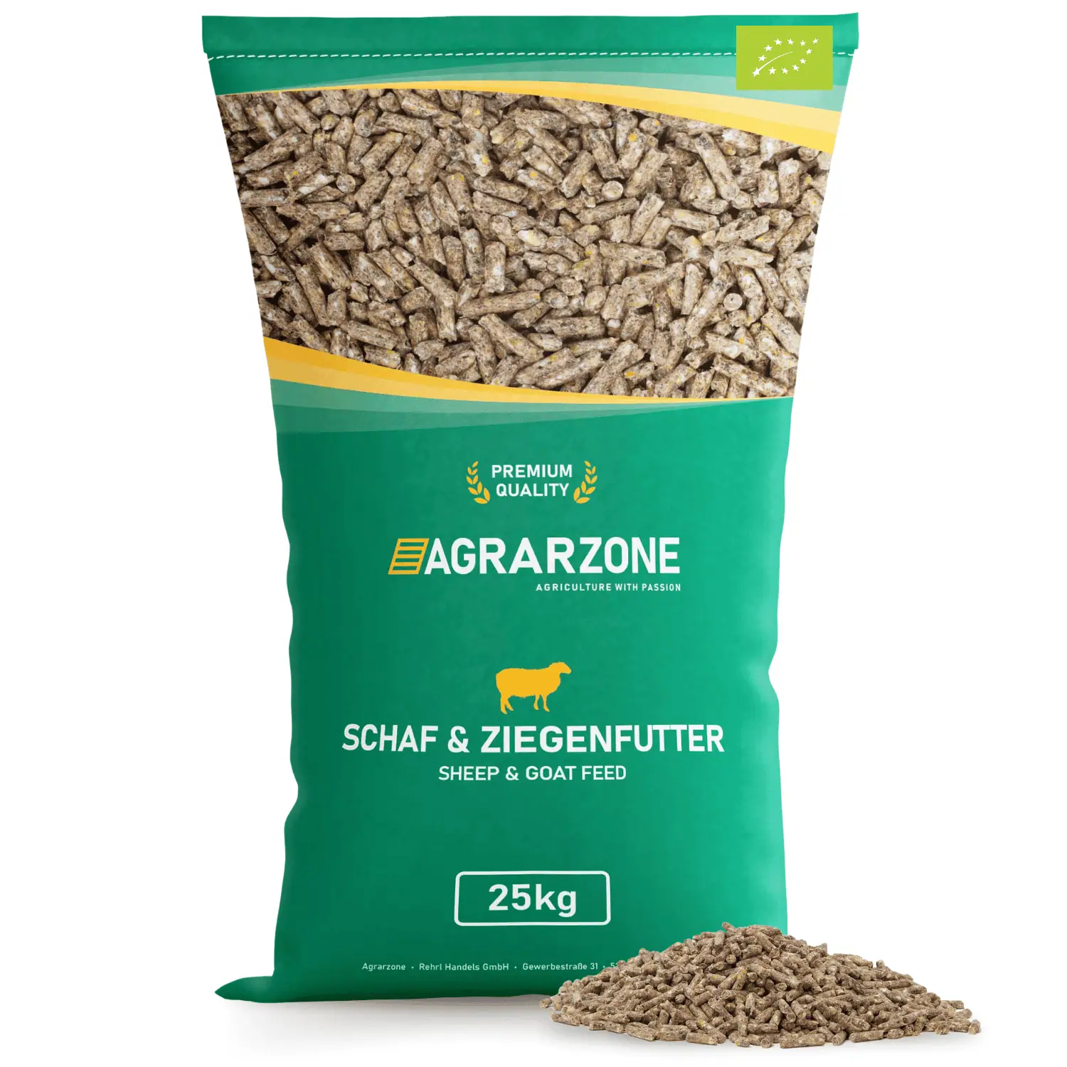 Agrarzone pelete bio pentru oi și capre 25 kg