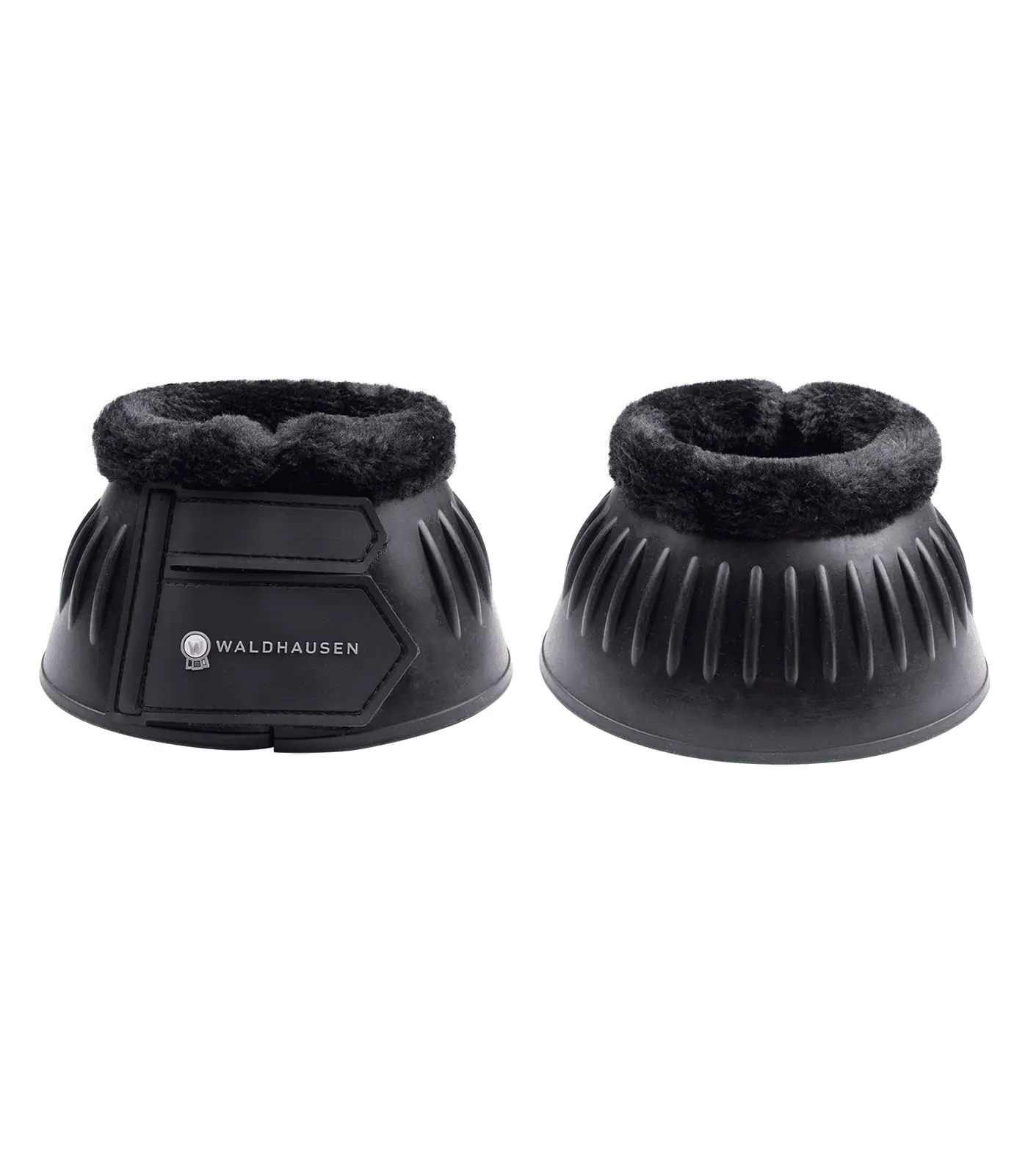 Rubber bell boot, synthetic fur, pair black L Rubber bell boot, synthetic fur, pair black L