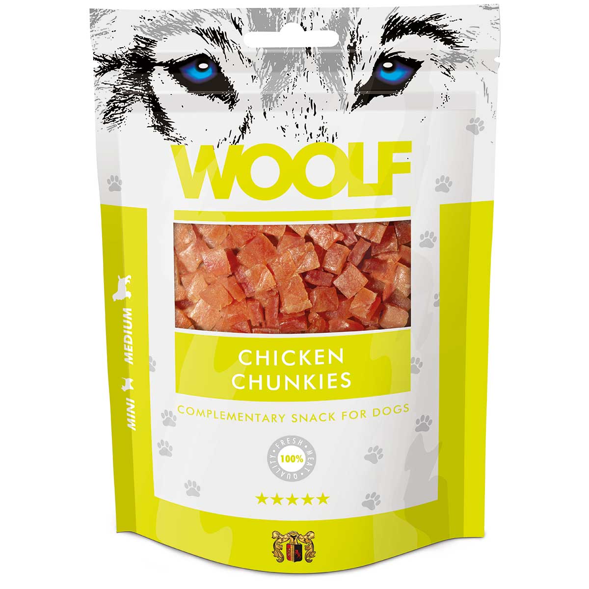 Woolf snack pentru câini cu pui