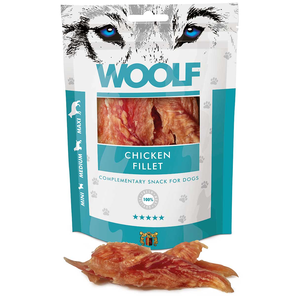 Woolf Snack pentru câini cu file de pui