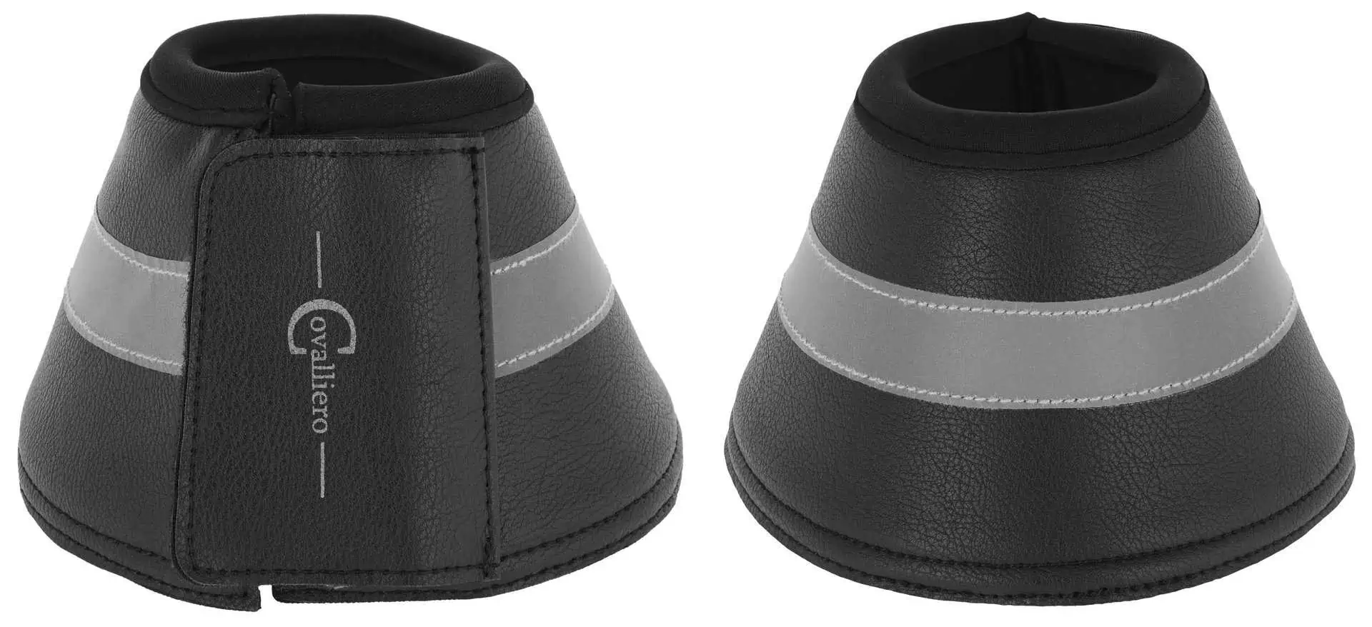 Hoofbells Negru reflectorizant/argintiu