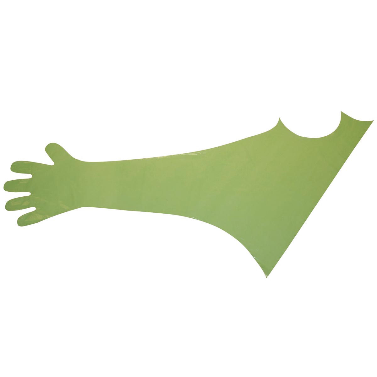 50x mănuși de unică folosință VETtop cu protecție pentru umăr verde