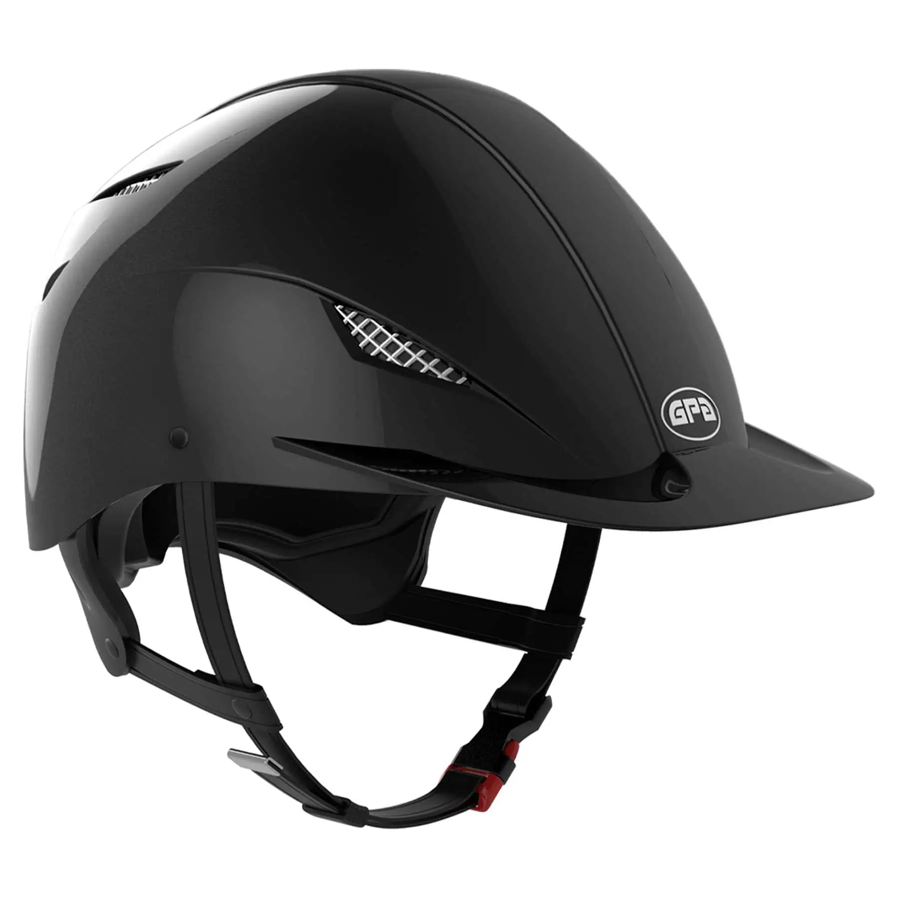 GPA EASY SPEED AIR HYBRID Riding Helmet shiny black 53