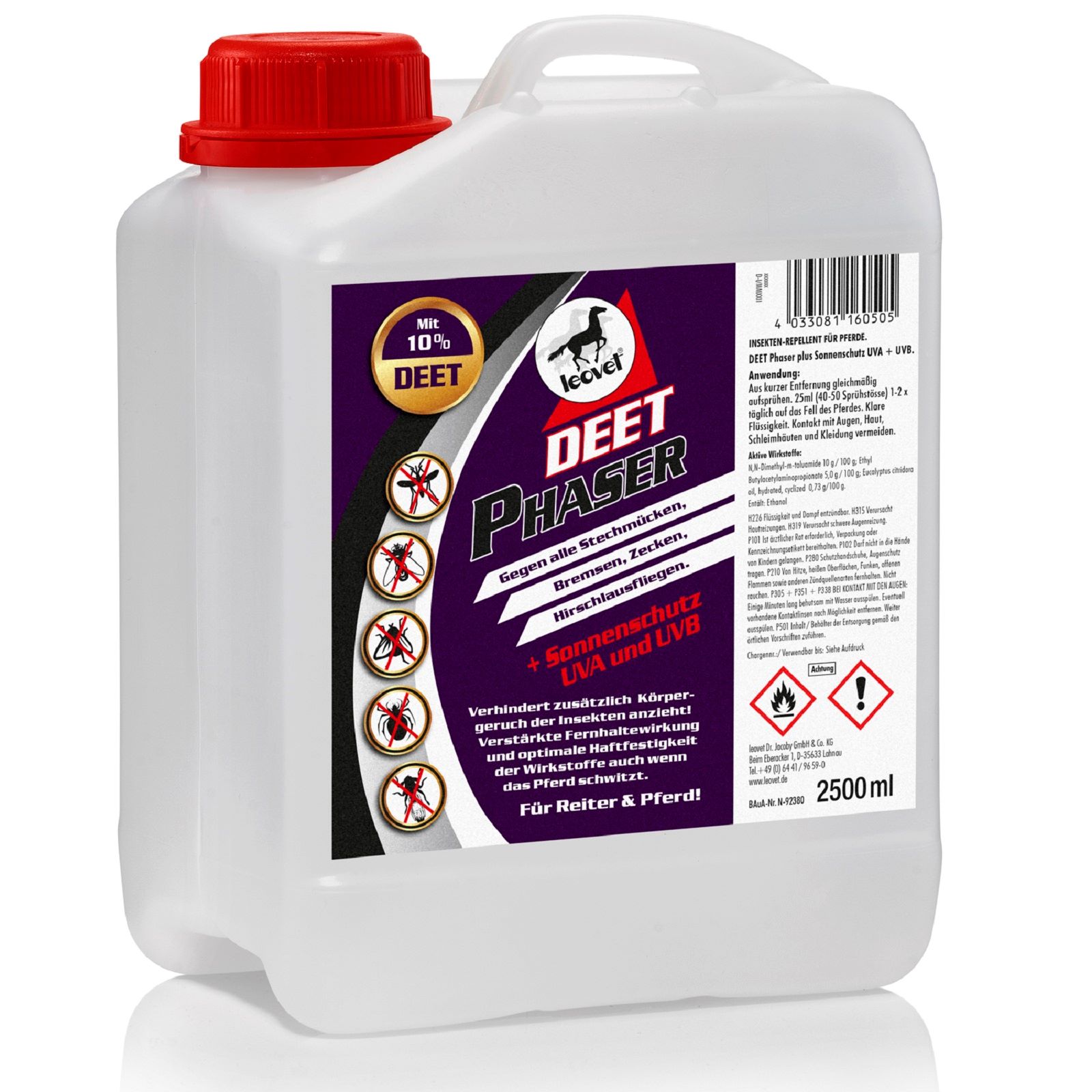 Leovet DEET Phaser spray anti muște canistră 2.5 L