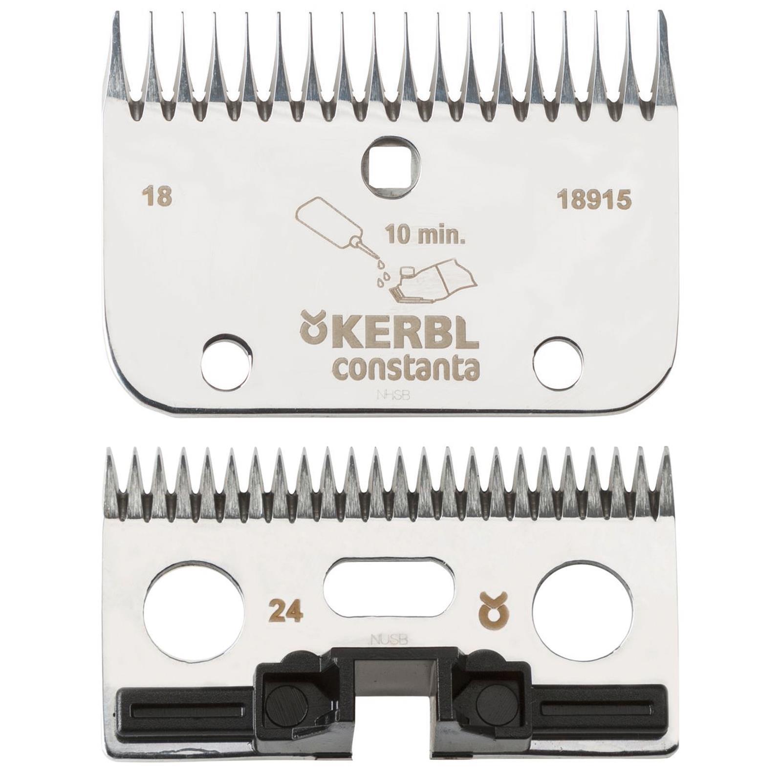 Kerbl set de lame de tuns pentru ConstanțaRodeo 3,0 mm, R6, 24/18 dinți