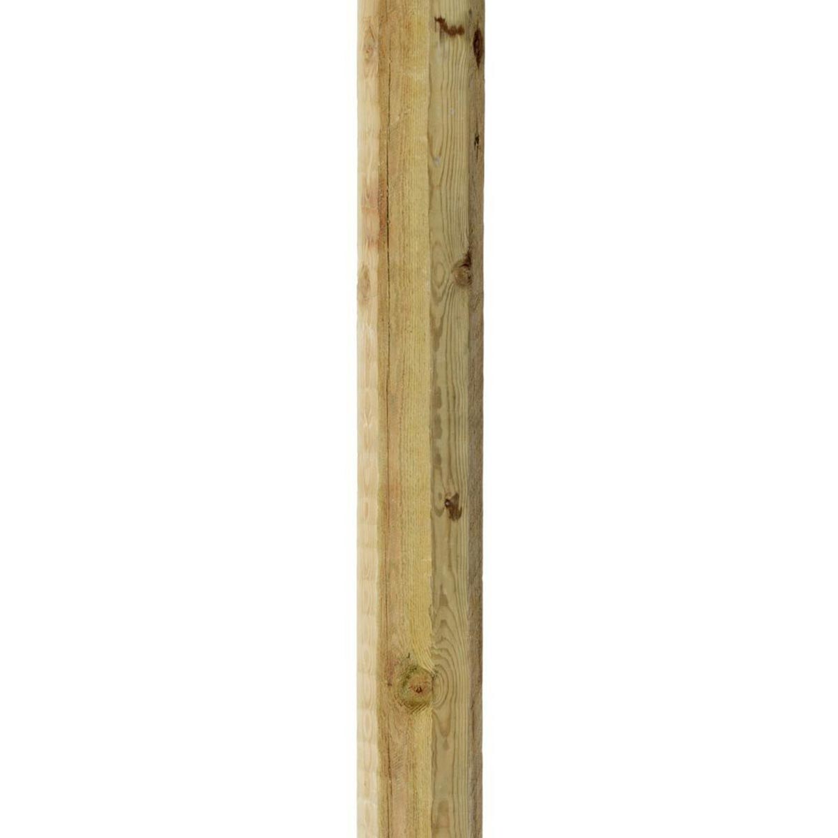 Octo stâlp din lemn traversă din lemn Ø100 mm 350 cm