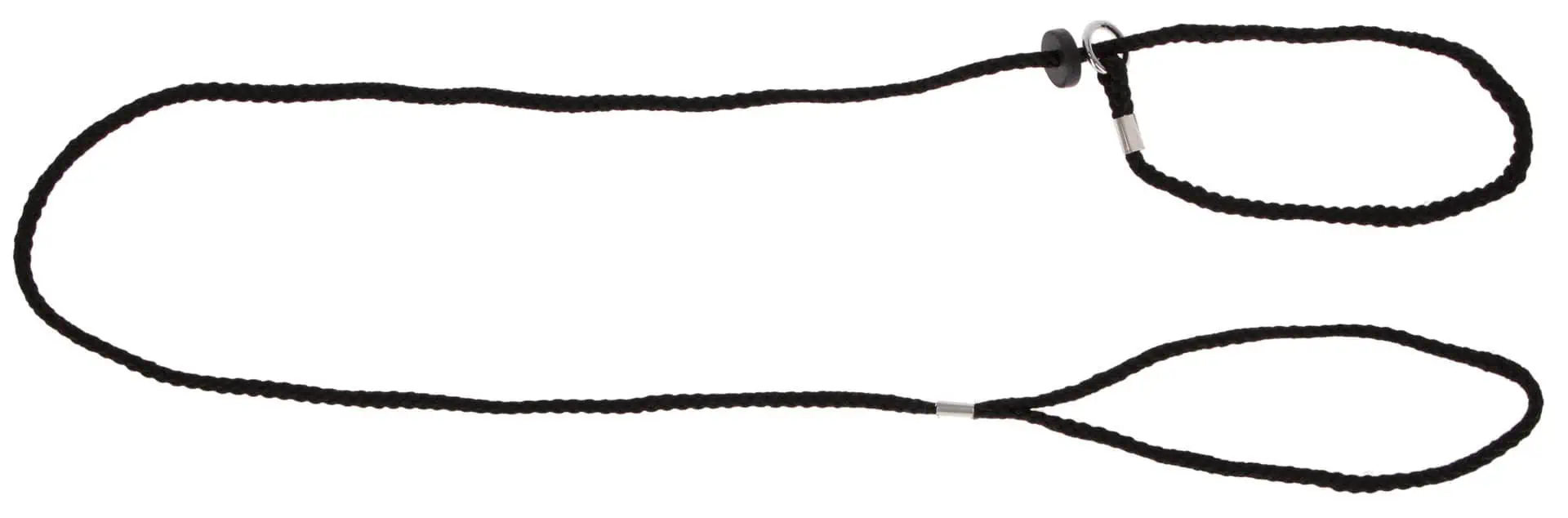 Lesa demonstrativa nylon negru cu guler 6 mm x 125 cm