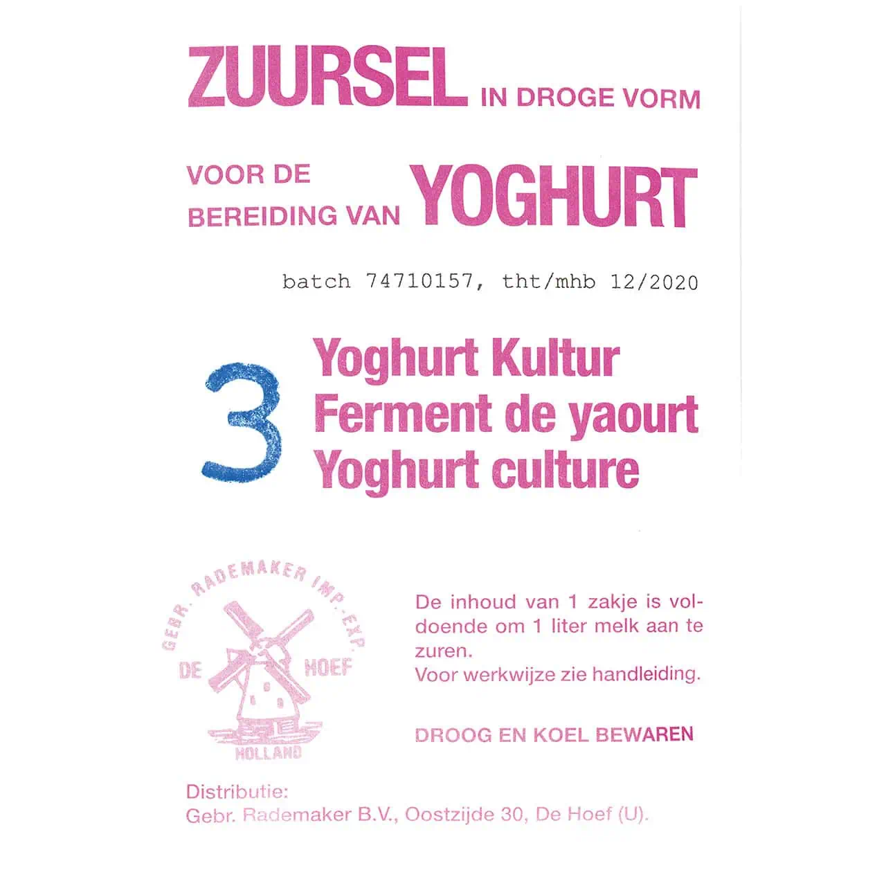Milky Yoghurt culture