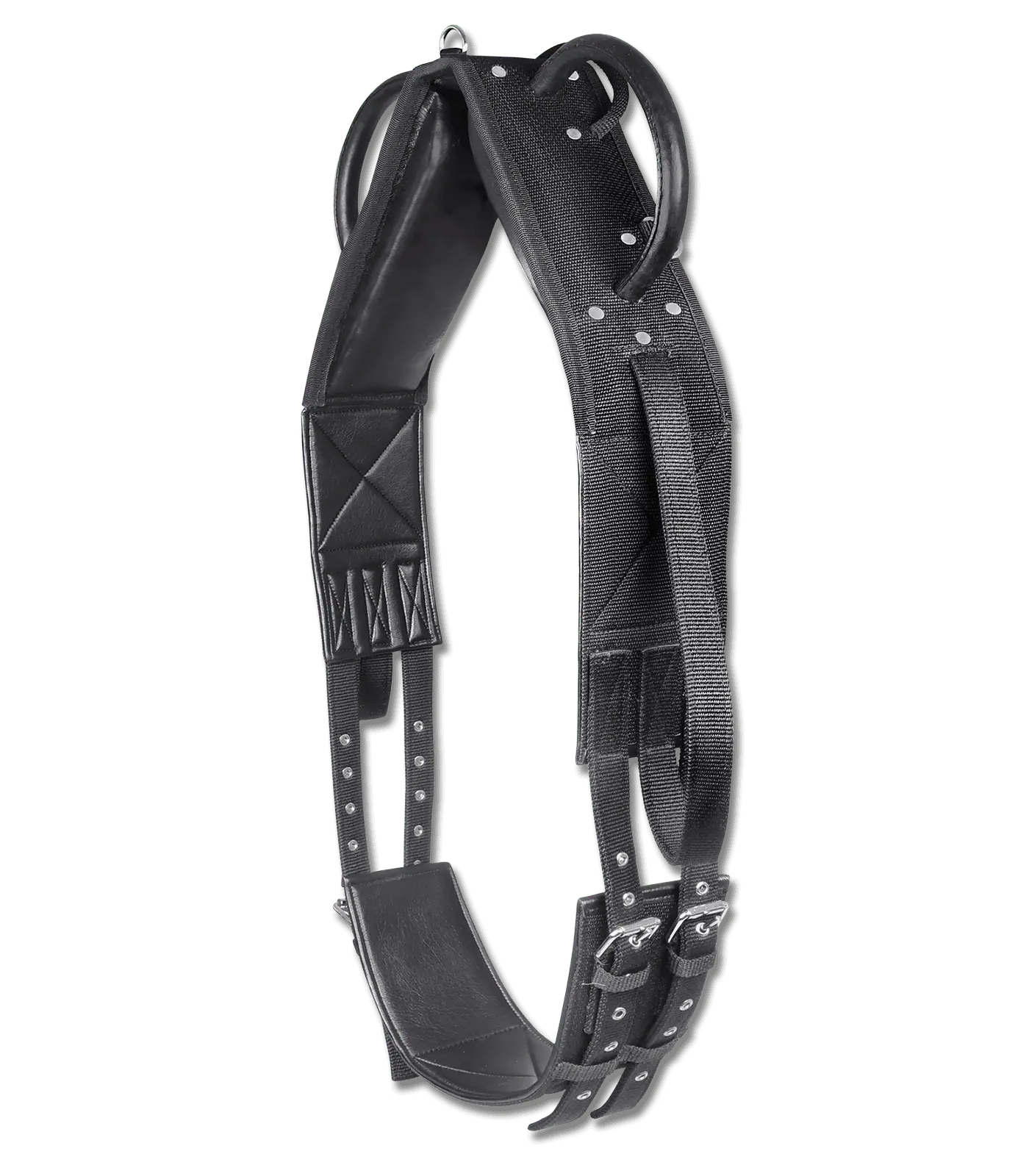 Lunging- and Vaulting Surcingle, synthetic black Pony Lunging- and Vaulting Surcingle, synthetic black Pony