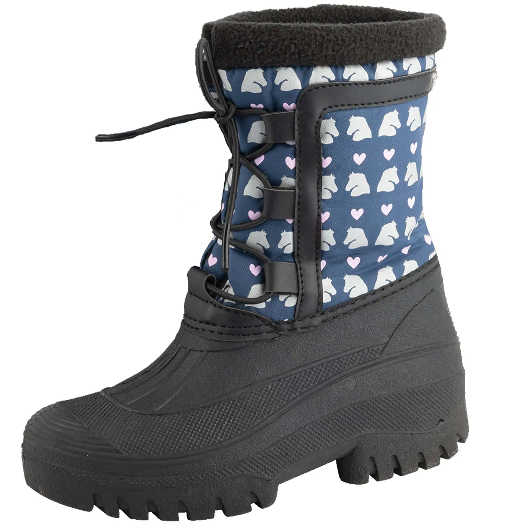 Lucky Snowfall Thermal Shoe, kids midnight blue/lucky heart 30