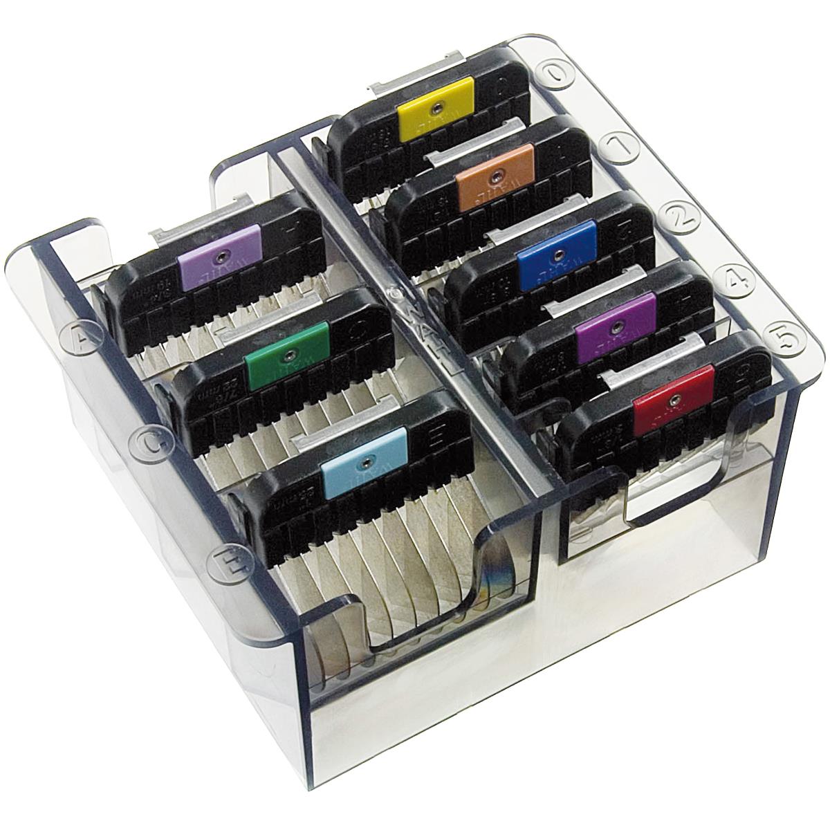 WAHL set de pieptene din oțel inoxidabil pentru capul de tuns Snap-On WAHL set de pieptene din oțel inoxidabil pentru capul de tuns Snap-On