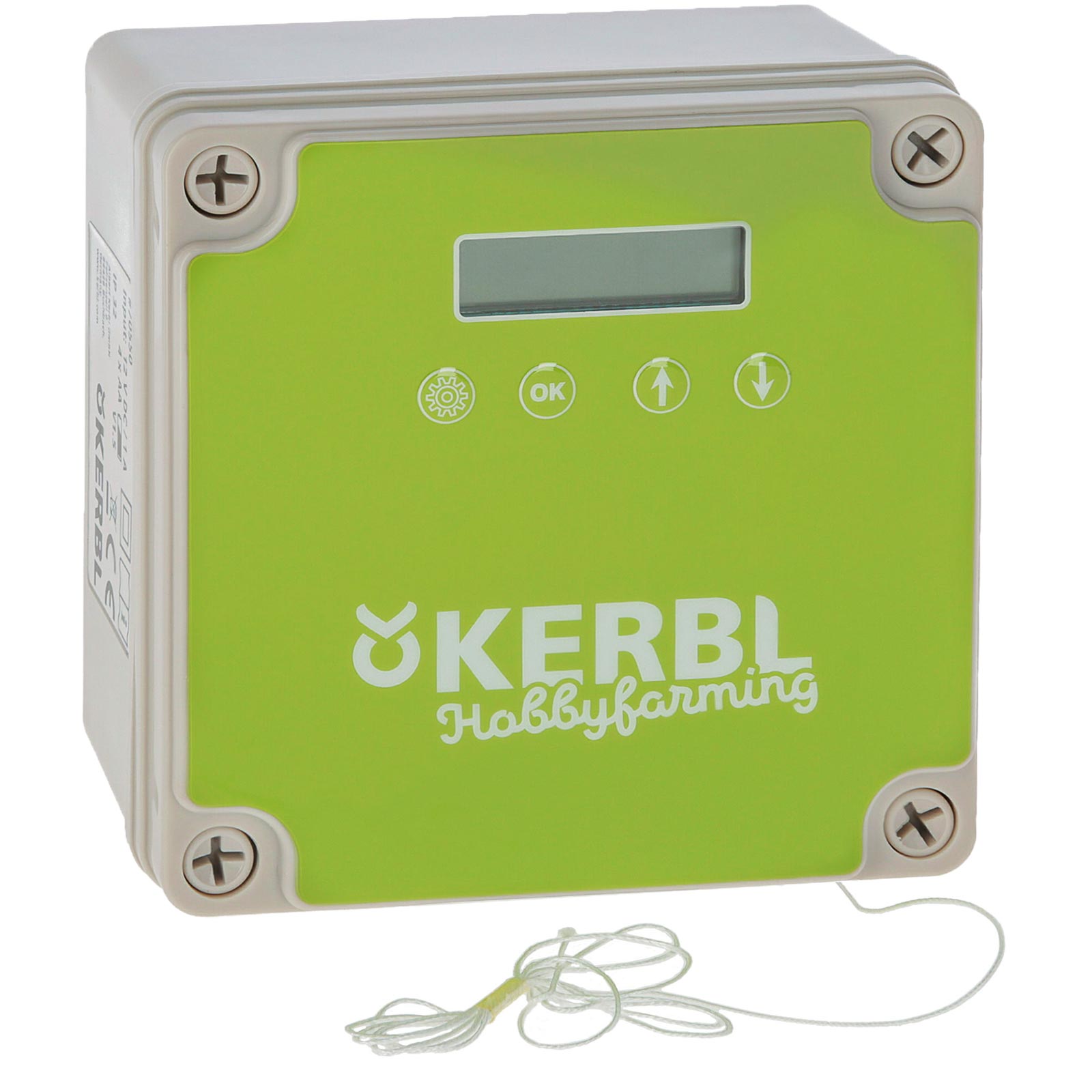 Kerbl ușă automată cu energie solară pentru coteț păsări 30 x 40 cm