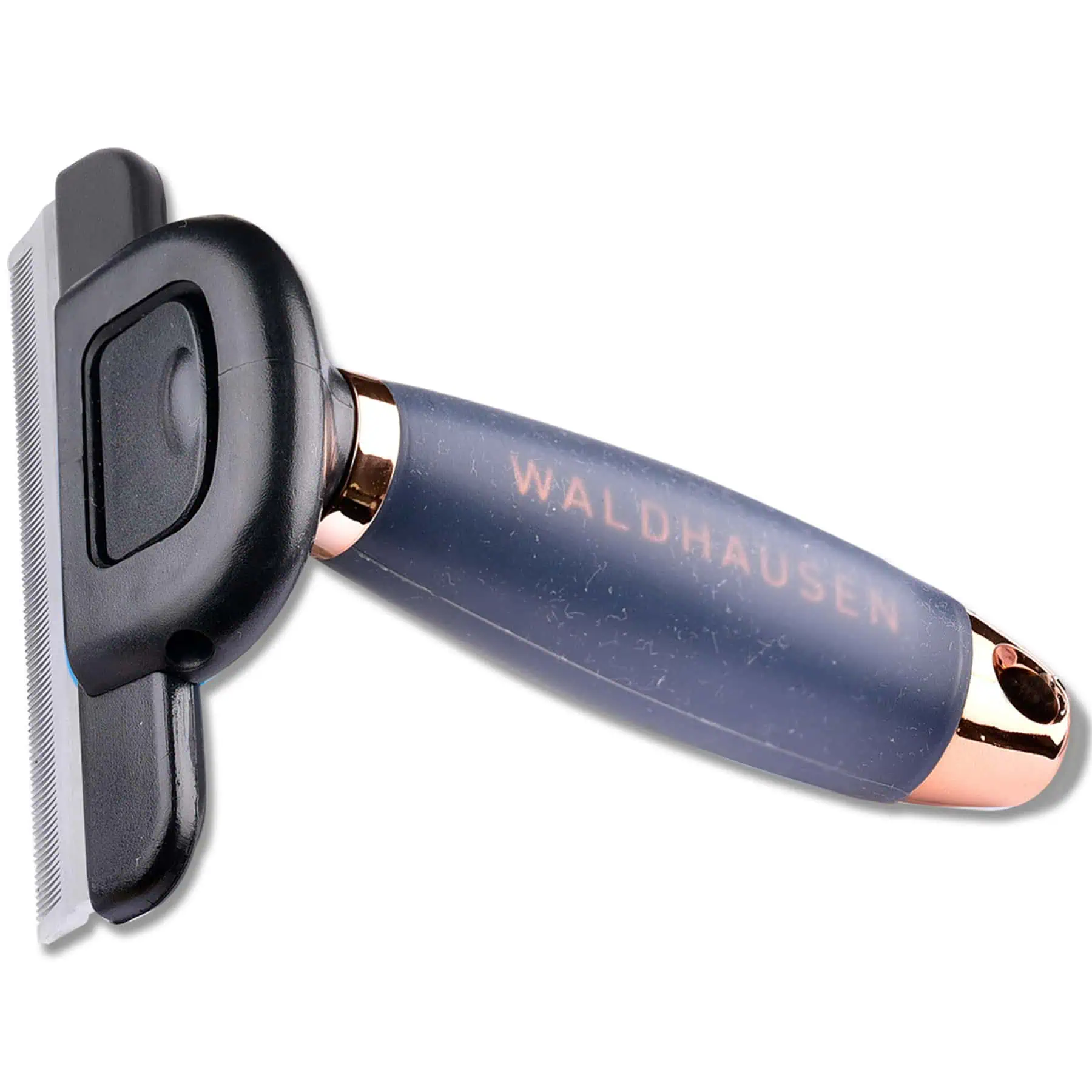 Deshedding Comb with gel handle, XL black/rose gold Deshedding Comb with gel handle, XL black/rose gold