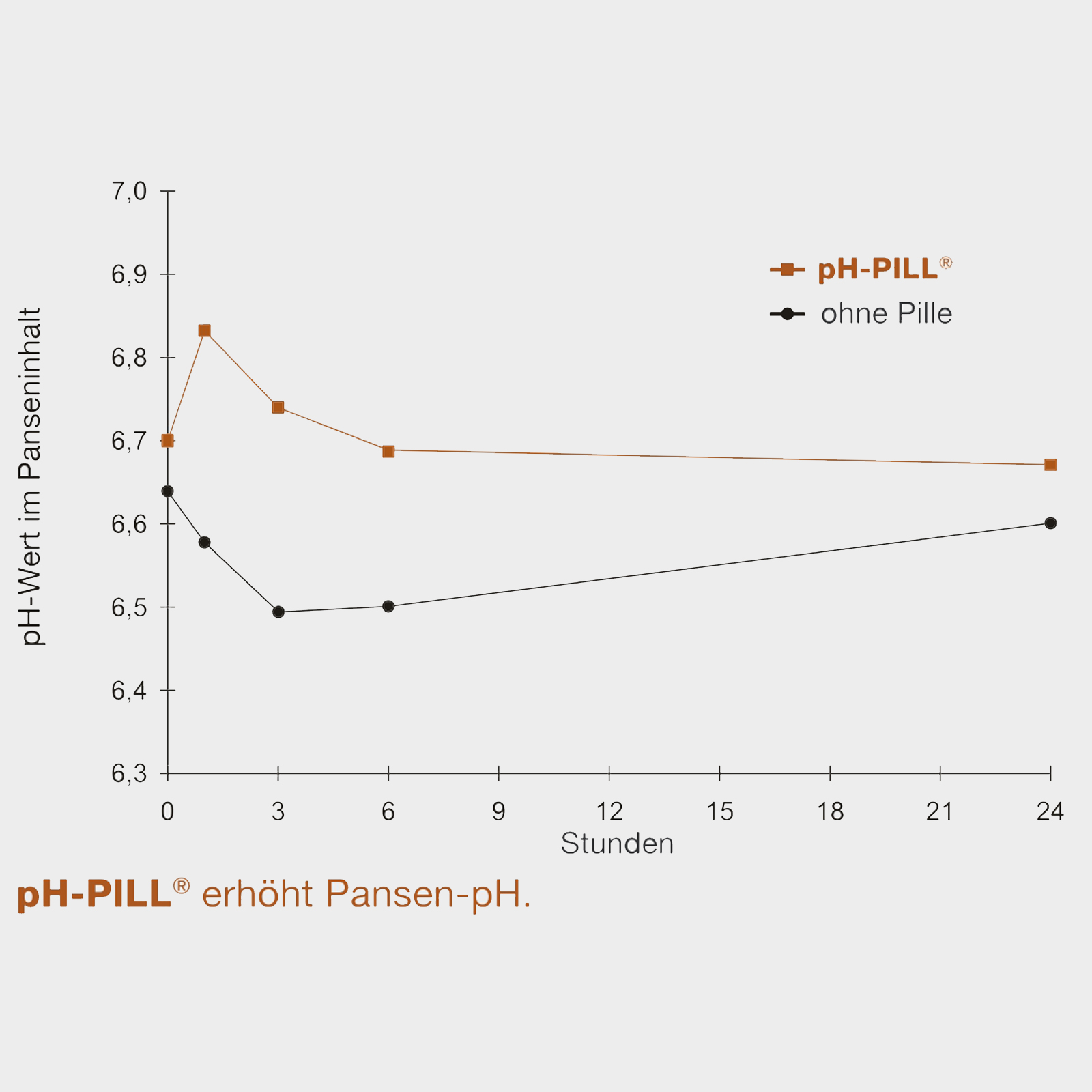 pH-PILL împotriva supraacidificării rumenului 4 x 120 g