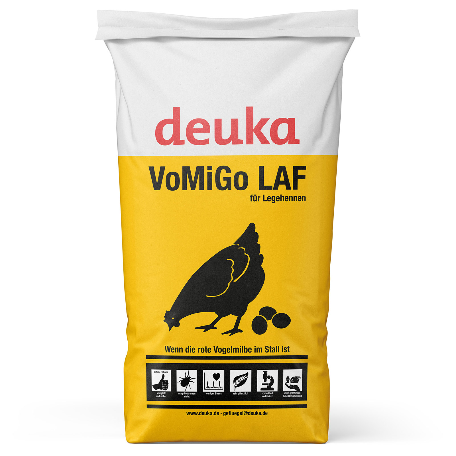 Deuka All-Mash VoMiGo LAF hrană împotriva acarianului păsărilor 25 kg