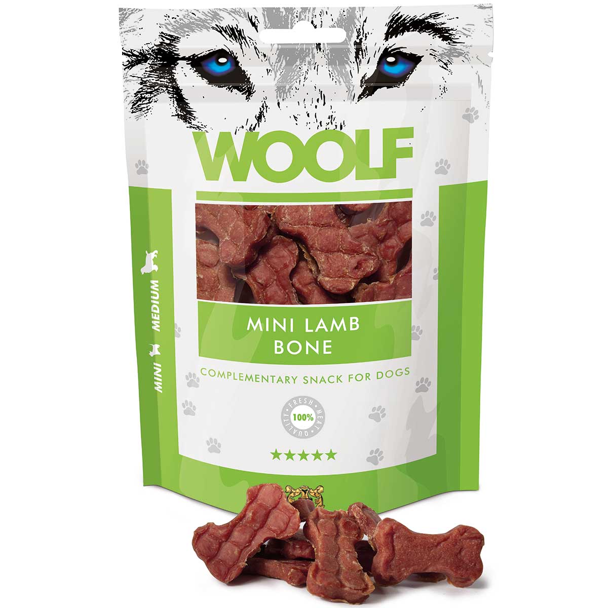 Woolf snack oase mici de miel pentru câini