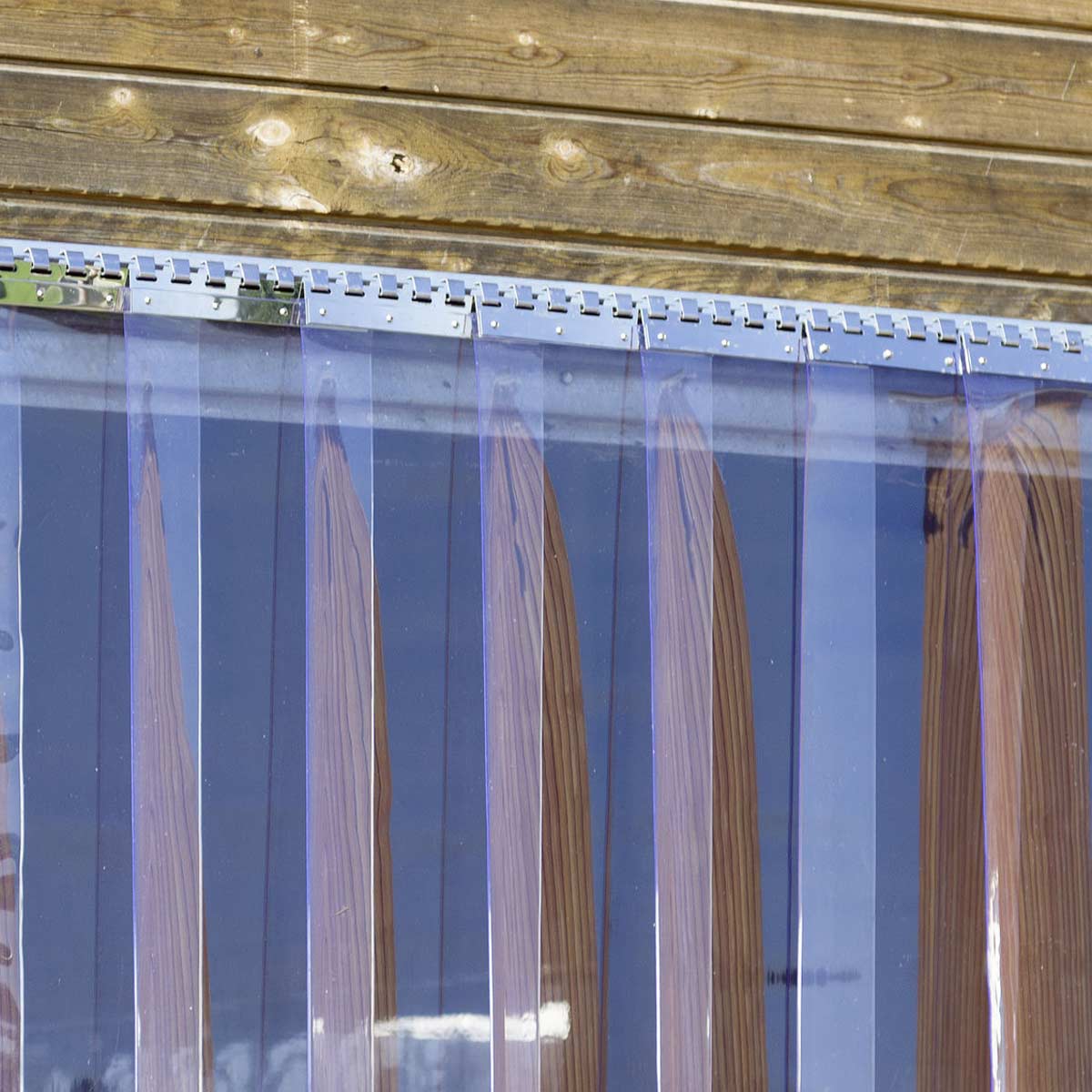 Rolă de perdea transparentă din PVC 50 m x 30 cm x 3 mm