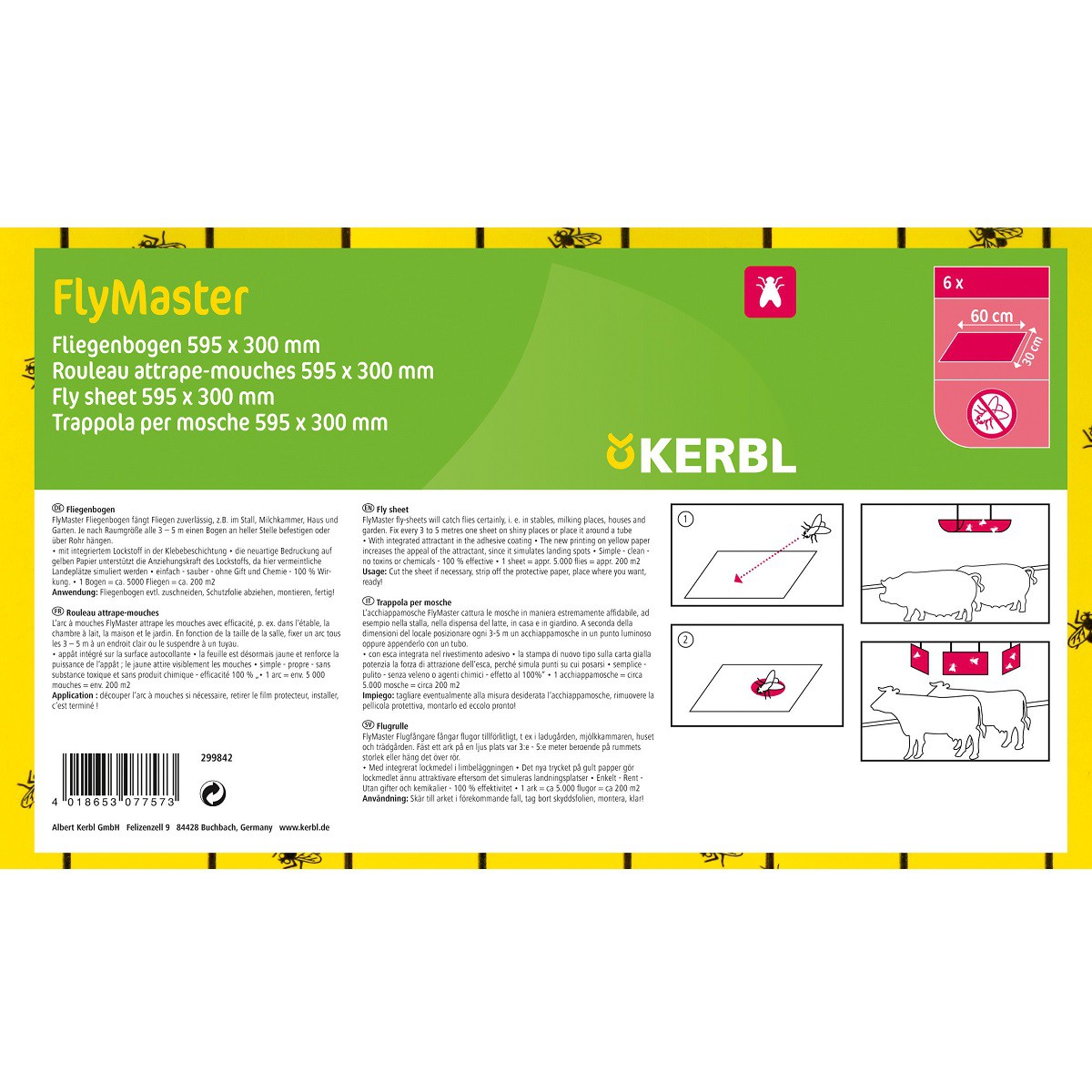 Kerbl material de protecție împotriva muștelor FlyMaster