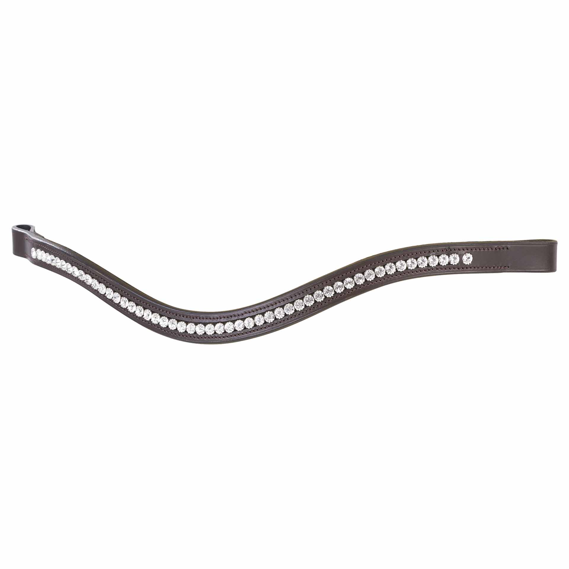 BUSSE Browband CLASSIC Ponei Maro/cristal