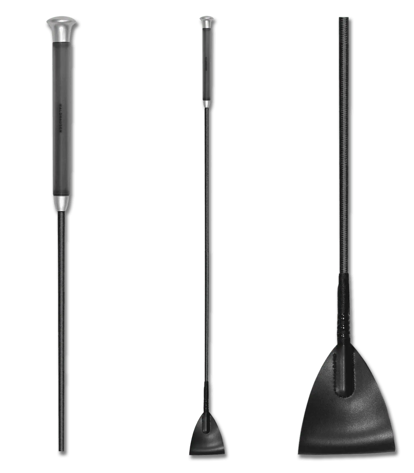 Jumping Whip with gel grip black 65 cm Jumping Whip with gel grip black 65 cm