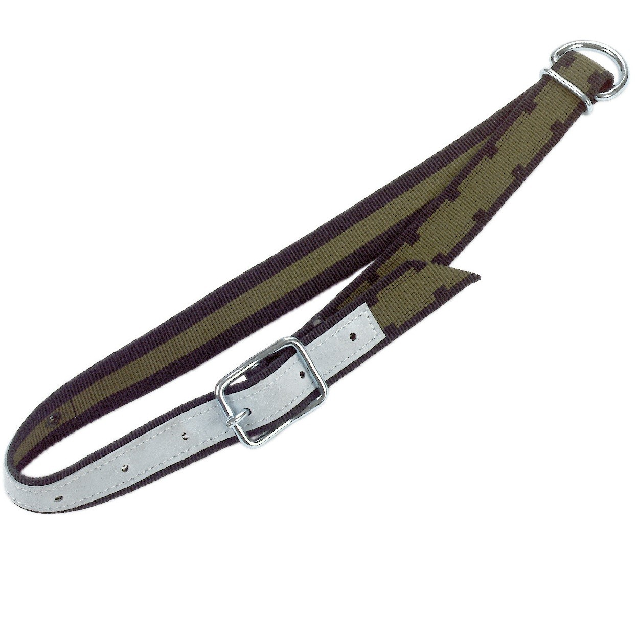 Kerbl colier pentru viței cu verigă ovală și D-Ring