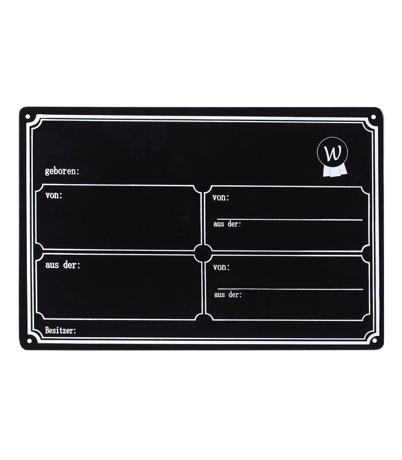 Stable Board, metal black