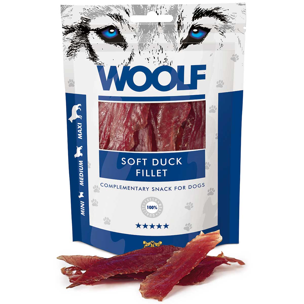 Woolf Hundesnack weiches Entenfilet