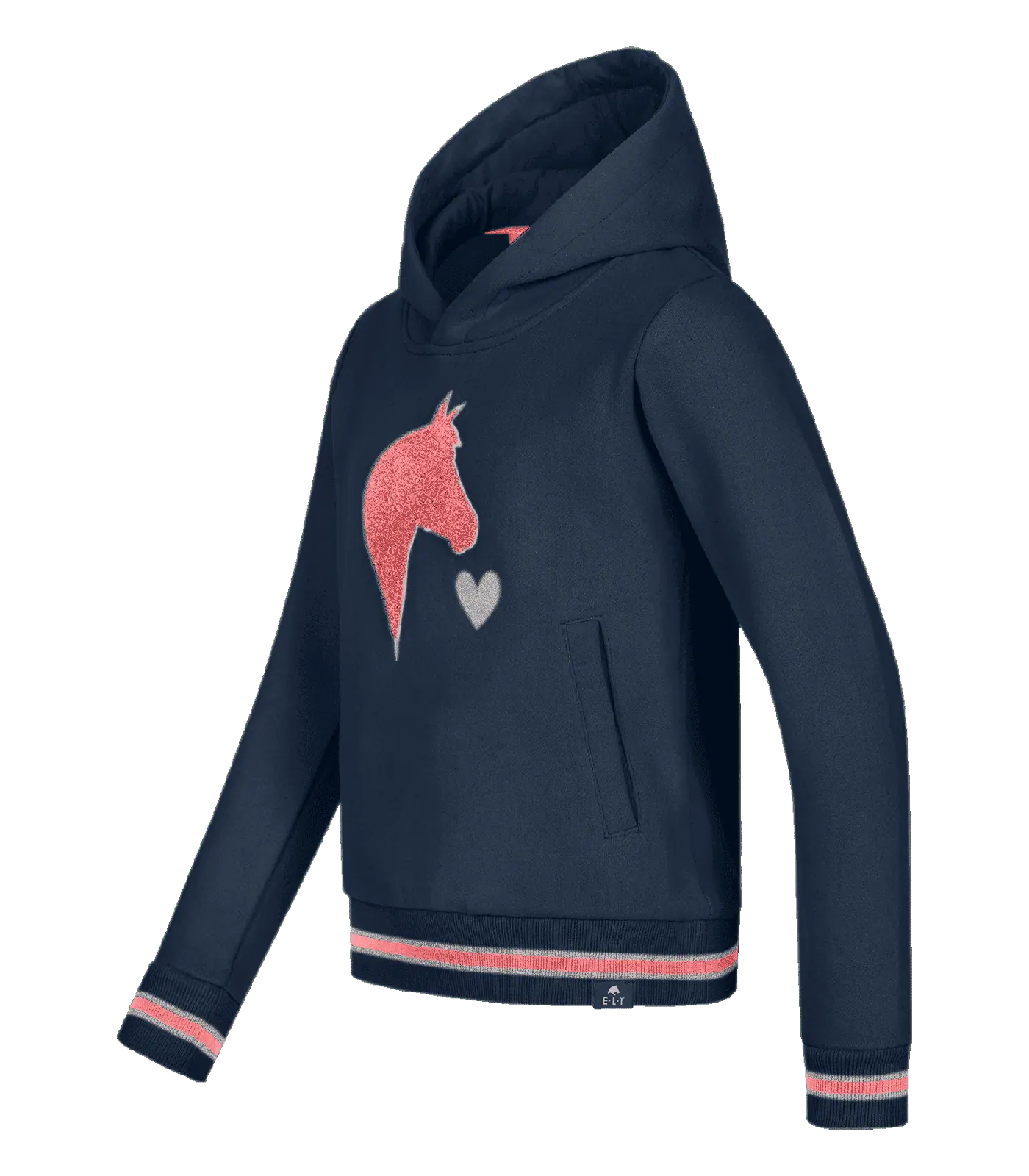 Lucky Lea Hoody, kids midnight blue/lucky heart 104/110