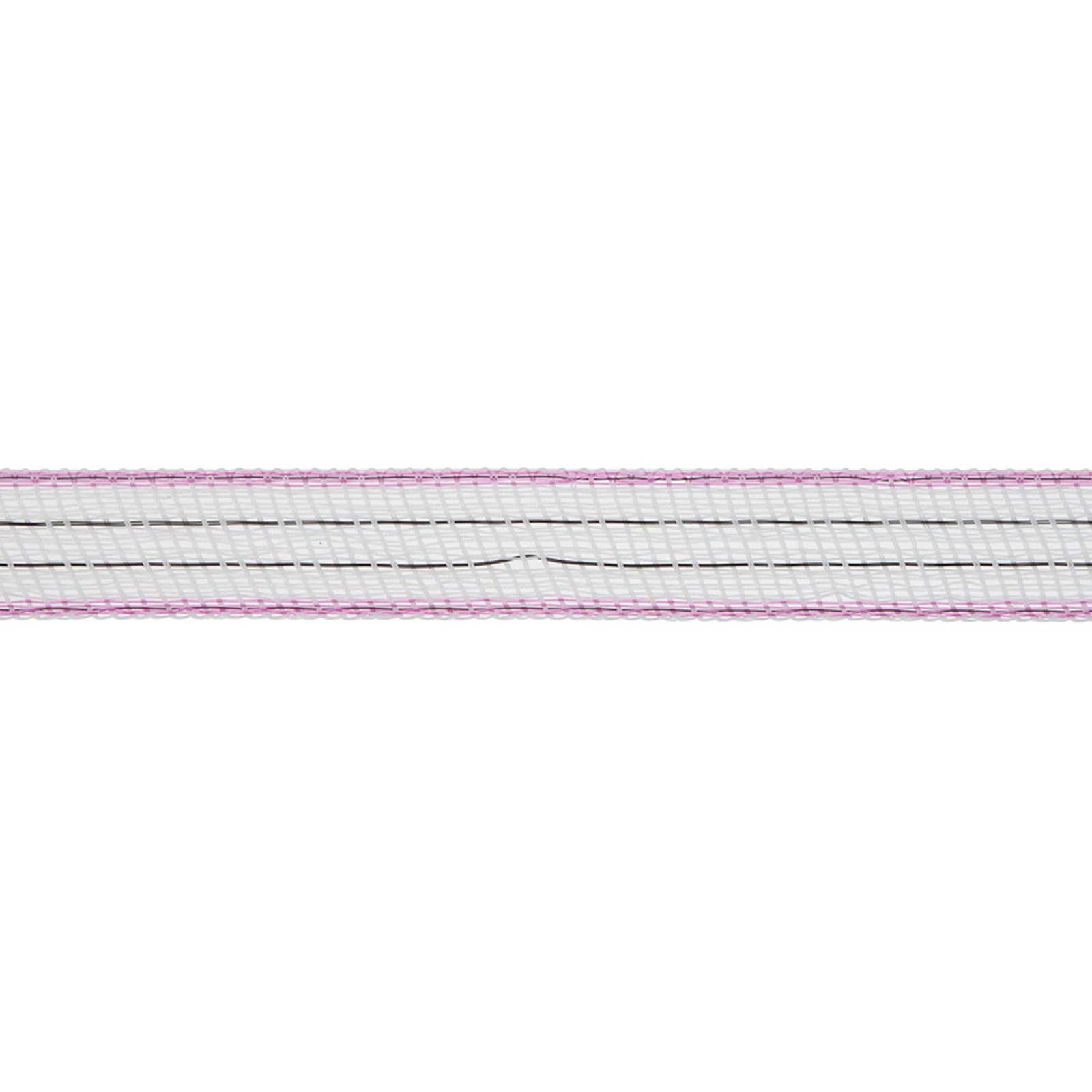 Bandă pentru gard electric AKO TopLine 200m, 20mm, 6x0.25 TriCOND, alb-roz