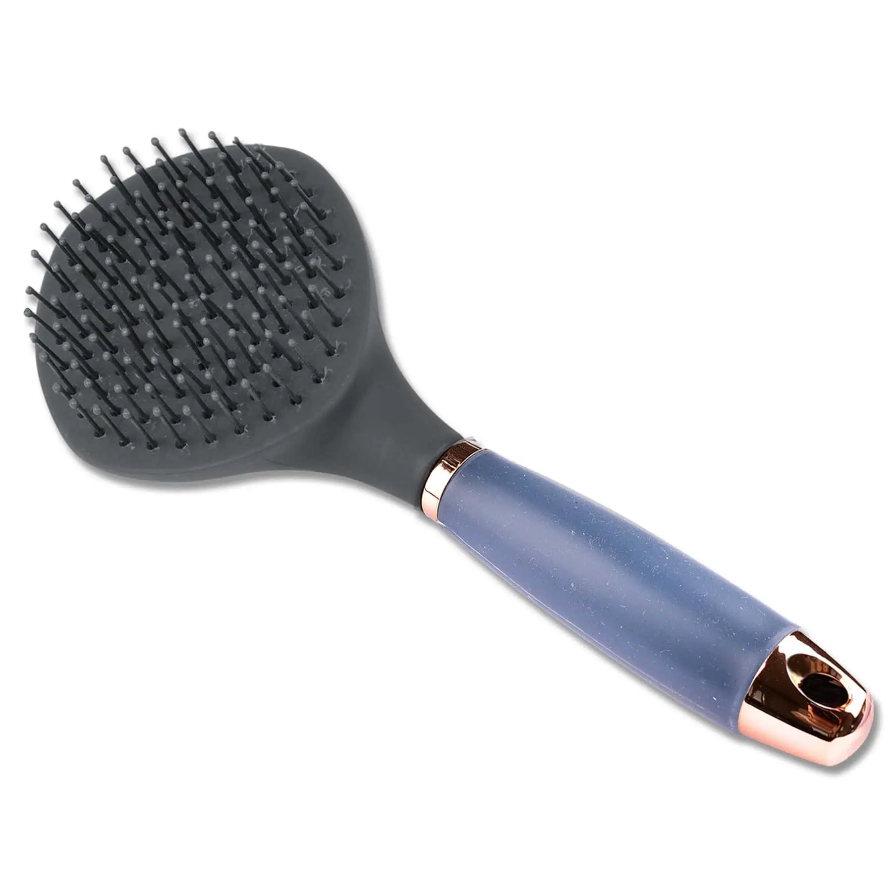 Longhair Brush with Gel Handle black/rose gold Longhair Brush with Gel Handle black/rose gold