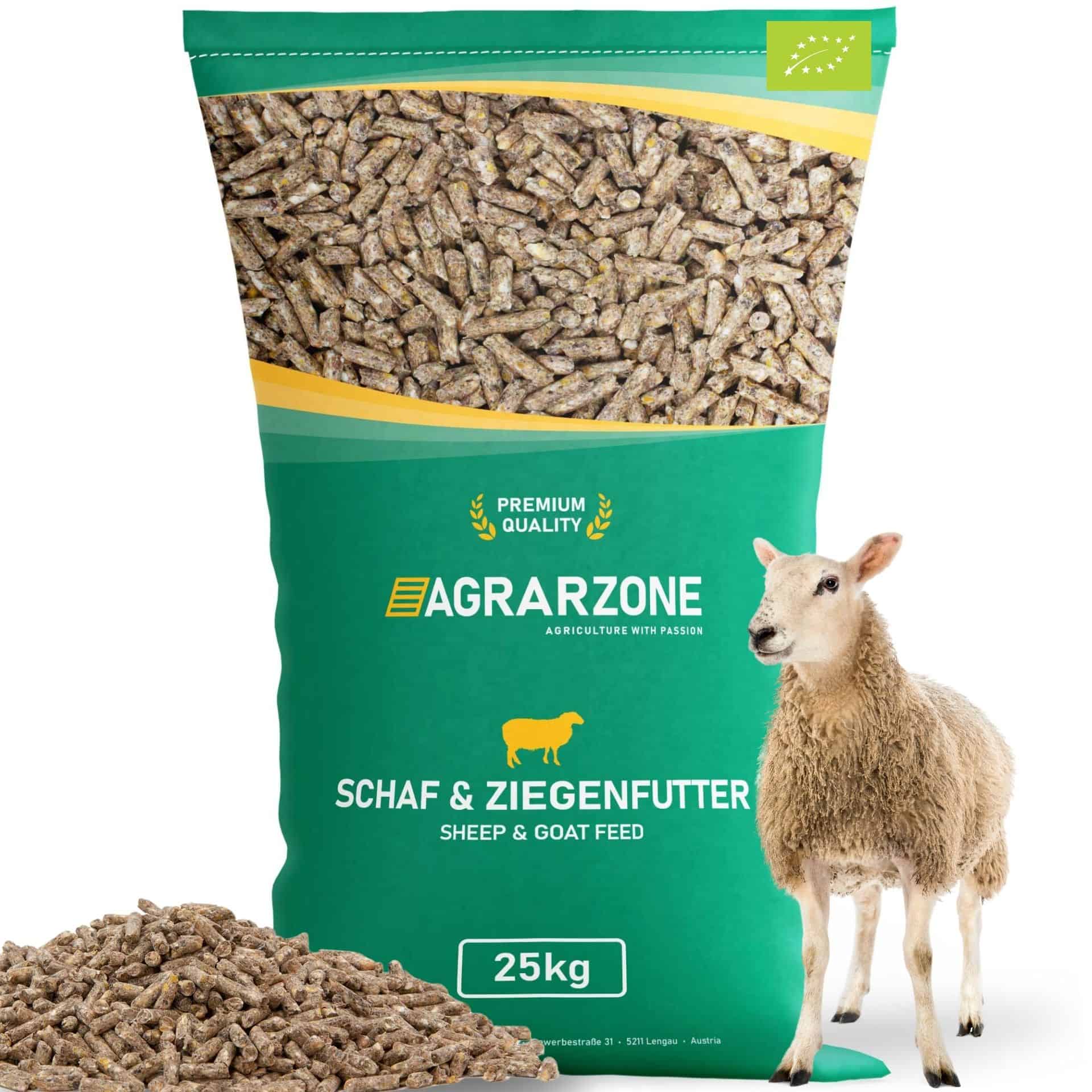 Agrarzone pelete bio pentru oi și capre 25 kg