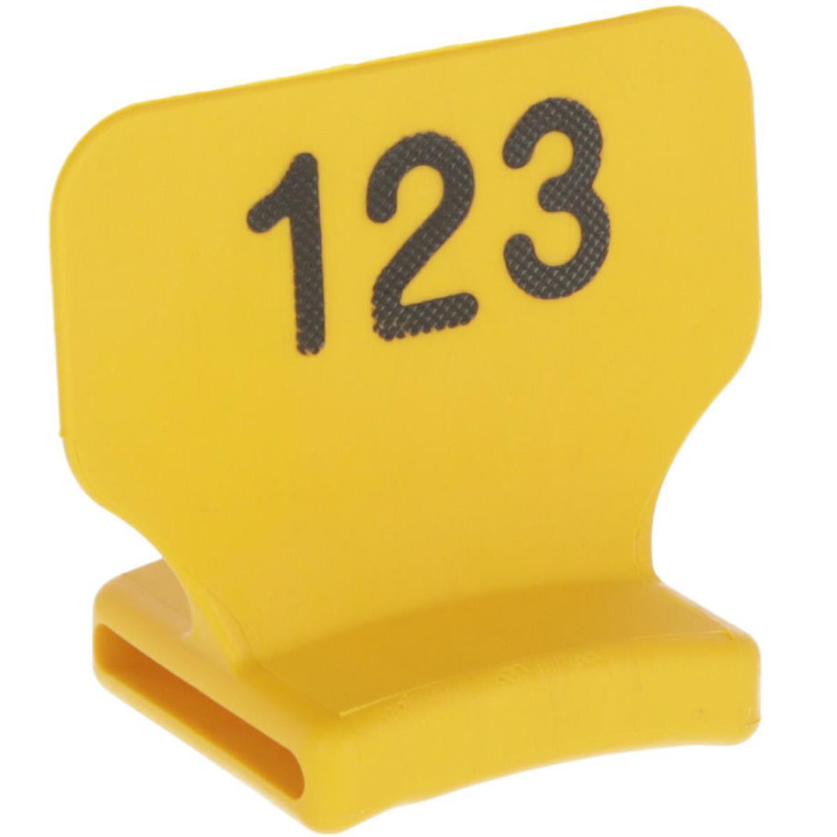 25x bloc de numere pentru colier vaci 226-250